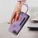 iPhone 16e / 17e Retro Skin-feel Ring Multi-card Wallet Phone Case - Purple
