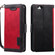iPhone 16e / 17e Retro Splicing Horizontal Flip Leather Phone Case - Red