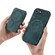 iPhone 16e / 17e Retro Splitable Magnetic Stand Card Bag Leather Phone Case - Green
