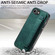 iPhone 16e / 17e Retro Wristband Holder Leather Back Phone Case - Green