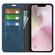 iPhone 16e / 17e Retro-skin Magnetic Suction Leather Phone Case - Dark Blue
