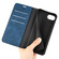iPhone 16e / 17e Retro-skin Magnetic Suction Leather Phone Case - Dark Blue