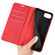 iPhone 16e / 17e Retro-skin Magnetic Suction Leather Phone Case - Red