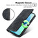 iPhone 16e / 17e RFID Anti-theft Brush Magnetic Leather Phone Case - Black