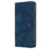 iPhone 16e / 17e RFID Anti-theft Brush Magnetic Leather Phone Case - Blue