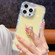 iPhone 16e / 17e Rhinestone Glitter TPU Ring Holder Anti-fall Phone Case - Light Green