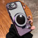 iPhone 16e / 17e Rhinestone Mirror Glitter MagSafe TPU Phone Case - Night Purple