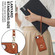 iPhone 16e / 17e Rhombic Texture Card Bag Phone Case with Long Lanyard - Brown