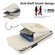 iPhone 16e / 17e Rhombic Texture Card Bag Phone Case with Long Lanyard - White