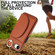 iPhone 16e / 17e Ring Holder Card Bag Skin Feel Phone Case - Brown