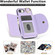 iPhone 16e / 17e Ring Holder Card Bag Skin Feel Phone Case - Purple