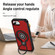 iPhone 16e / 17e Ring Holder Magnetic Phone Case - Red