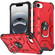 iPhone 16e / 17e Ring Holder Phone Case - Red