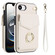iPhone 16e / 17e Ring Holder RFID Card Slot Phone Case - Beige