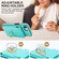 iPhone 16e / 17e Ring Holder RFID Card Slot Phone Case - Mint Green