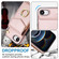 iPhone 16e / 17e Ring Holder RFID Card Slot Phone Case - Rose Gold