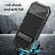 iPhone 16e / 17e R-JUST Life Waterproof Dustproof Shockproof Holder Phone Case - Black