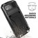 iPhone 16e / 17e R-JUST Life Waterproof Dustproof Shockproof Phone Case - Black