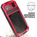 iPhone 16e / 17e R-JUST Life Waterproof Dustproof Shockproof Phone Case - Red