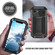 iPhone 16e / 17e R-JUST Sliding Camera IP54 Life Waterproof Holder Phone Case - Black
