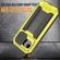 iPhone 16e / 17e R-JUST Sliding Camera IP54 Life Waterproof Holder Phone Case - Yellow