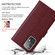iPhone 16e / 17e Rose Embossed Flip PU Leather Phone Case - Brown