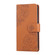 iPhone 16e / 17e Rose Flower Embossed 3-Card Slots Leather Phone Case - Brown