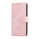 iPhone 16e / 17e Rose Flower Embossed 3-Card Slots Leather Phone Case - Pink