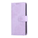 iPhone 16e / 17e Rose Flower Embossed 3-Card Slots Leather Phone Case - Purple