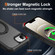 iPhone 16e / 17e Rotating Pivot Bracket Magnetic Phone Case - Black