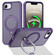 iPhone 16e / 17e Rotating Pivot Bracket Magnetic Phone Case - Purple