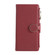 iPhone 16e / 17e Round Buckle Zipper Wallet Leather Phone Case with Crossbody Strap - Red
