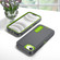 iPhone 16e / 17e Rugged PC + Silicone Phone Case with Holder - Grey+Fresh Green