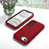 iPhone 16e / 17e Rugged PC + Silicone Phone Case with Holder - Red+Black