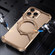 iPhone 16e / 17e S Shaped 360 Holder Airbag Frameless MagSafe Metal Phone Case - Black