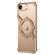 iPhone 16e / 17e S Shaped 360 Holder Airbag Frameless MagSafe Metal Phone Case - Desert Gold