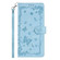 iPhone 16e / 17e Secret Garden Butterfly Pattern Leather Phone Case - Blue
