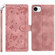 iPhone 16e / 17e Secret Garden Butterfly Pattern Leather Phone Case - Pink