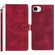 iPhone 16e / 17e Secret Garden Butterfly Pattern Leather Phone Case - Red