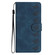 iPhone 16e / 17e Seven Butterflies Embossed Leather Phone Case - Blue