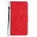 iPhone 16e / 17e Seven Butterflies Embossed Leather Phone Case - Red