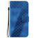 iPhone 16e / 17e Seven-shaped Embossed Leather Phone Case - Blue
