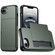 iPhone 16e / 17e Shockproof Armor Phone Case with Card Slot - Dark Green