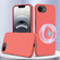 iPhone 16e / 17e Shockproof Silicone Magsafe Phone Case - Pink Orange