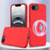 iPhone 16e / 17e Shockproof Silicone Magsafe Phone Case - Red