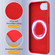 iPhone 16e / 17e Shockproof Silicone Magsafe Phone Case - Red