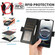 iPhone 16e / 17e Side Buckle RFID Anti-theft Leather Phone Case - Black