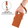 iPhone 16e / 17e Side Buckle RFID Anti-theft Leather Phone Case - Brown