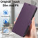 iPhone 16e / 17e Side Buckle RFID Anti-theft Leather Phone Case - Dark Purple