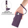 iPhone 16e / 17e Side Buckle RFID Anti-theft Leather Phone Case - Dark Purple